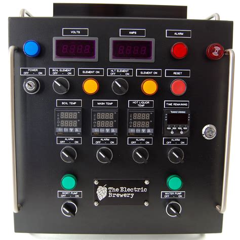 electric brewery control panel enclosure|50A Electric Brewery Control Panel for 30+ gallons .